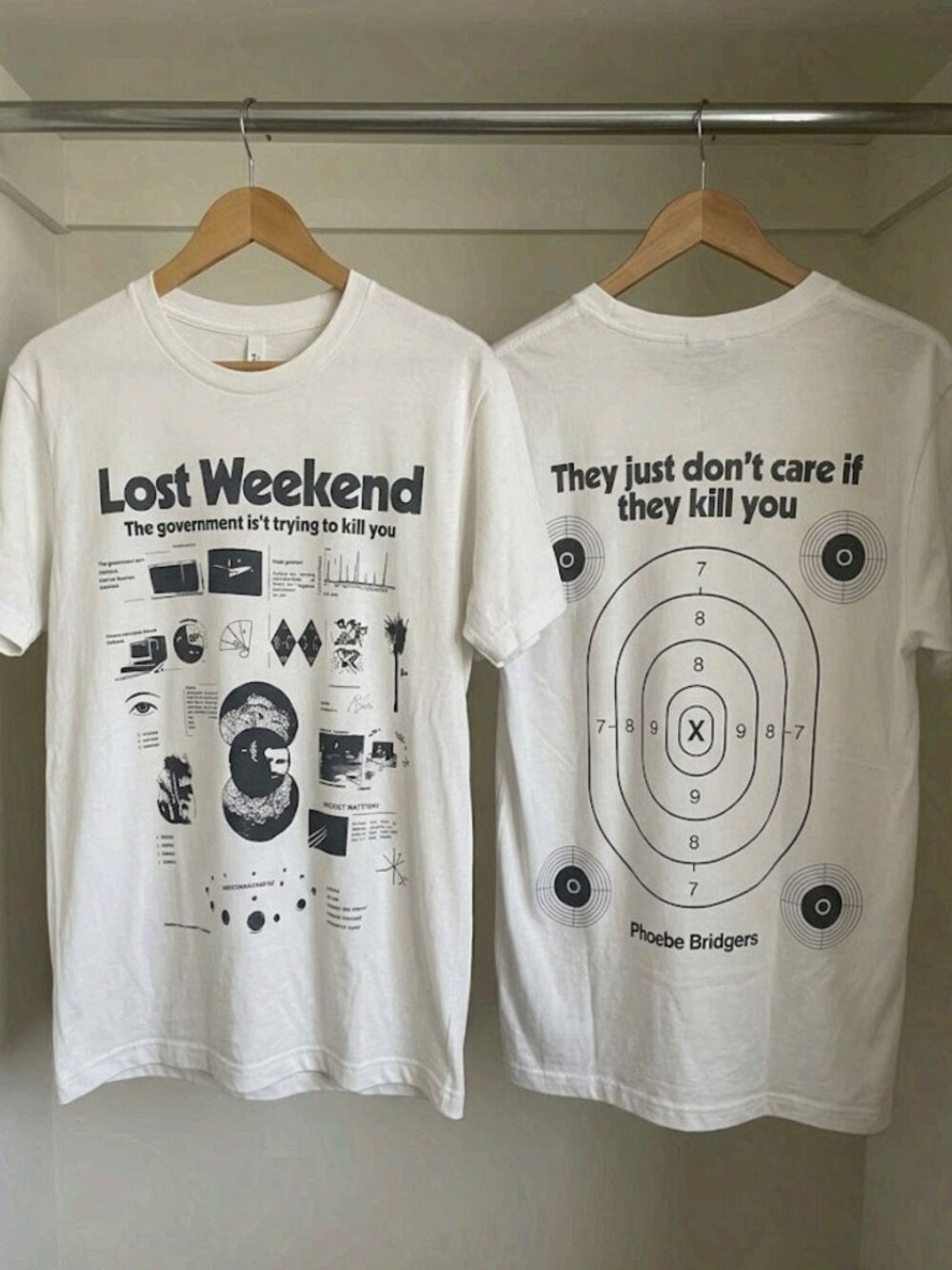 Phoebe Bridgers Lost Weekend Tour 2026 T-Shirt Remake